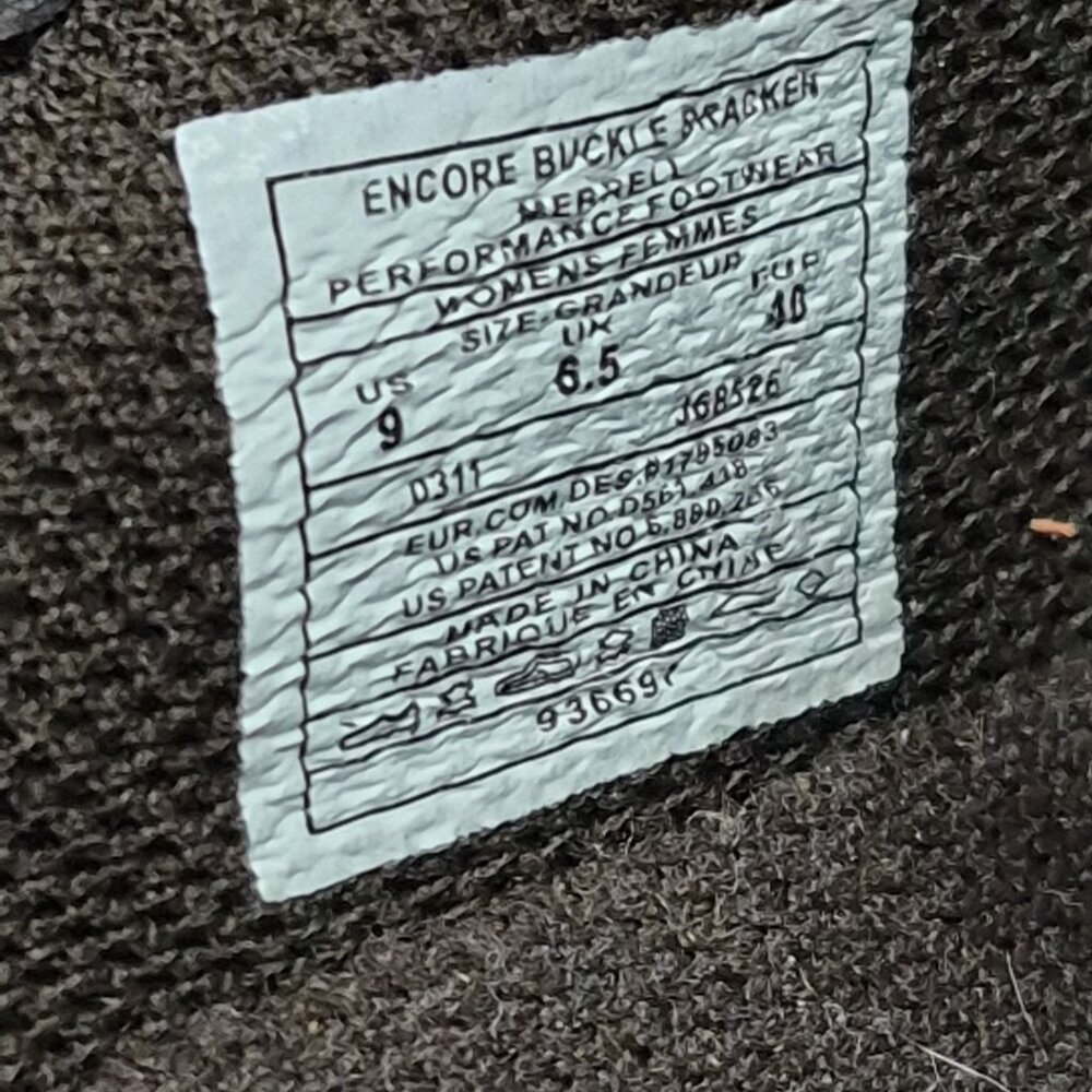 Merrell Encore Kassie Buckle Slide Flats Women's SZ 9 Brown Leather - Picture 9 of 9
